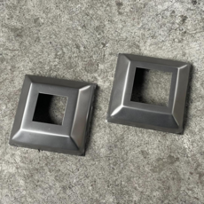 난간시공 각파이프커버 사각파이프캡 파이프마감, 1개