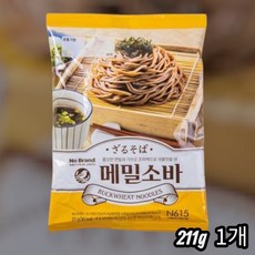 노브랜드 메밀소바 211g x 4개, 1개