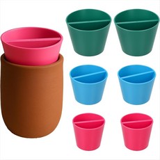 6 조각 3 크기 림 콘 도자기 도구 세라믹 림 셰이퍼 콘 3D 인쇄 도자기 도구 고정 림 포터 클레이와 호환용, 1개
