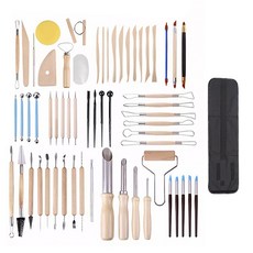 유의미한 폴리머 클레이 점토 공예 모델링 툴 61개 다양한 도구 + 가방