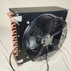 냉각 전달 쿨러 판형열교환기 열 판형 공기 냉각팬 브레이징, E. 38HP 콘덴서 40W 팬