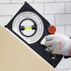 경사 측정 자석 각도기 마그넷 수평 기 각도 계, 1개