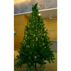 PARTY SHOP 高密度圓頭聖誕樹 多種尺寸 綠色/白色可選 台灣製造, 7呎-圓頭(空樹),綠, 綠