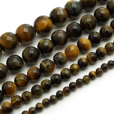 [엔비즈] 흑호안석 다크 라운드 4/6/8/10/12mm 원석 비즈 만들기재료