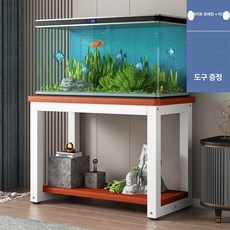 썬이마켓 어항 테이블 굿즈 유리 썬캐쳐 벽장식 용품 벽걸이, 화이트 프레임+티크 40x30x50cm, 1개