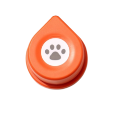 喵乎汪也 寵物錄音按鈕 - 觸感交流款, 橙色, 1個