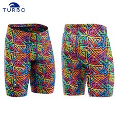 터보스윔 남자 수영복 5부 탄탄이 빅사이즈 재머 풀프린터 지오플루 73055428