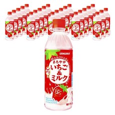 SANGARIA Maroyaka草莓牛奶風味飲, 24個, 500ml