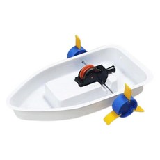 방과후 과학수업 태엽보트 만들기 조립키트 diy키트 실험놀이교구 자동차만들기, 1세트