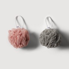 JAJU 25N 빅거품 샤워볼 2개 핑크 511706, FR