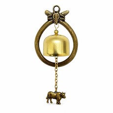 컨플릭 액운타파 소코뚜레 문종 자석 현관종 도어벨, 골드