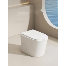 순간온수 일체형 비데 가정용 전기 스마트 변기, 6. 베이직 건조없음풋터치, 400mm