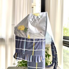 嬰兒編背簍竹編小孩背篼手工竹編背簍兜娃娃背凳背篼 登山健行背架 兒童揹架 背巾腰凳 肩背帶 背架背包, 灰格子外內套+背簍+安全帶+防風罩