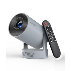 Magcubic 미니 프로젝터 4K 지원 Wi-Fi 6 및 블루투스 5.4가 있는 휴대용 5W 사운드베이스 스피커 자동 수직 키스톤이 스마트 프로이터 영화 홈 아웃도어 180, 그레이