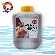 강경 갈치액젓 갈치속액젓 진젓 젓국, 5kg, 1개