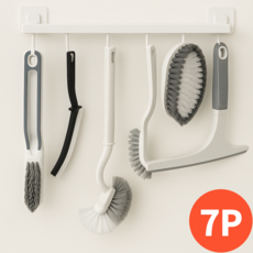 오어브랜드 7종 욕실 화장실 청소도구 세트, 1개, 혼합색상