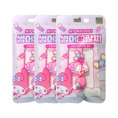 아텍스 산리오 썸머향 팔찌 1개입 귀여운 캐릭터 팔찌 유아팔찌 모기퇴치, 3개, 마이멜로디