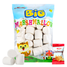 멜로 빅 마시멜로 화이트 100g + 오트밀 미니바이트 낱개, 4세트
