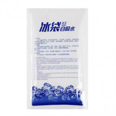 ICE BAG自吸水冰袋 PE材質安全無毒 冷藏保鮮 可重複使用, 400ml, 1個
