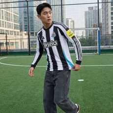 아디다스 뉴캐슬 유나이티드 25/26 긴팔 홈 유니폼 저지 No.1816010