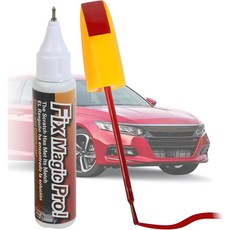 ZLIRFY 터치업 페인트 펜 깊은 스크래치를 위한 자동차 스크래치 리무버 투인원 자동차 페인트 스크래치 리무버 자동차 액세서리 자동차 페인트 펜 터치업 페인트 깊은 스크래, Red1, 1개