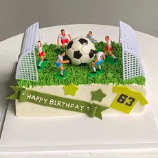 축구경기장세트 축구장케이크 소품 축구선수케이크 데코 세트1, 세트3, 1개