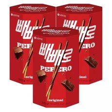 롯데웰푸드 빼빼로 초코 184g 3개