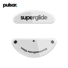 펄사 스틸시리즈 Aerox3 Aerox9 전용 슈퍼글라이드 마우스 유리 피트 화이트 S39SGW