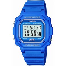 Casio 카시오 F108WH 시리즈 | 남성용 디지털 워치 Illuminator 발수 내수성 LED Light 데일리 알람 1/100 SEC Stopwatch 3 핸드 (HR