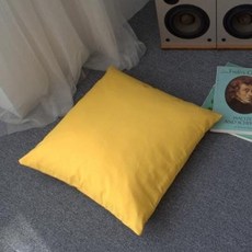 아트박스/샤이닝홈 팬톤 소파 방석(솜포함) 50x50 A옐로우 2P, 단품없음, 단품없음