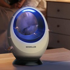 LED光觸媒吸入式仿生滅蚊燈 藍光誘捕 無輻射靜音捕蚊器 孕婦嬰兒驅蚊器 物理烘乾 附插頭【BE0506】 約翰家庭百貨, 白色