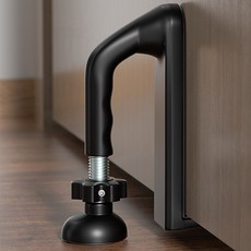 알파 휴대용 안심 방문잠금장치 도어스토퍼, 블랙, 1