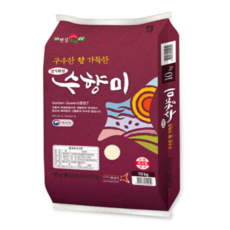 [24년산] 당일도정 햅쌀 구수한 수향미10kg 상등급 쫄깃한 식감 24년햅쌀 백미 골든퀸 상등급 수향미 골든퀸3호 찰진밥 경기미 화성미, 10kg, 1개