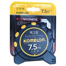 측정줄자 맥그립줄자 코메론 맥그립 자석(7.5M) KMC-32D 양면눈금 고정 측정도구, 상세페이지 참조