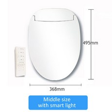Ecof sh 변기 전기 비데 커버 스마트 가열 시트 Led 조명 Wc 뚜껑, V31T