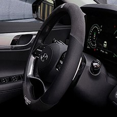 아반떼HD 인조가죽 핸들커버 야광 원형 D컷 2종 [AZQ4957], 단일