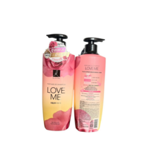 Elastine香水洗髮精潤髮乳套組 大馬士革玫瑰/永恆珍愛/甜蜜愛戀, 1個, 新款-甜蜜愛戀-洗髮精, 600ml