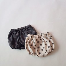 봉봉블루머 겨울아기옷 100일아기 슈크림