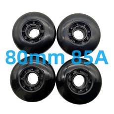 블래더러너 스케이트 휠 80x24mm 롤러 80mm 78A 4 바퀴/로트, [06] 80mm 85a, 1개
