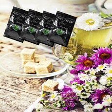 자연웰 허브차 선물세트 캐모마일5T+페퍼민트5T+히비스커스5T+자스민꽃5T 총20티백 허브티선물, 1개, 허브차4종류