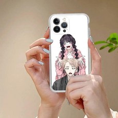 카오루코 아이폰케이스 커플 향기로운꽃은늠름하게핀다 와구리 향꽃늠핀, 6A z6, For iPhone 16 pro