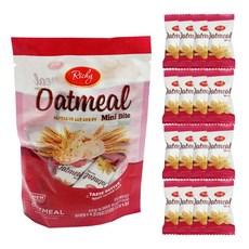 리치 오트밀 미니바이트 스낵, 40g, 4개