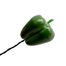 재밌는 자동차 안테나볼 햄버거 핫도그 안테나 악세사리 모닝 레이 스파크 익스테리어, 19. 초록 피망 (안테나X)