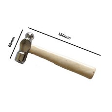 圓形金屬墊板 黃銅錘 金銀片沖壓字母數字鏨子 首飾手敲鋼印 工作臺, 1個, 圓頭錘