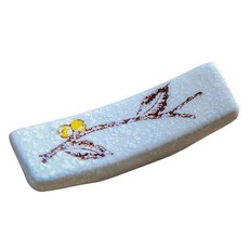 엠토이 세라믹 수저받침, 플라워 앤 버드, 1개
