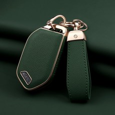 HAKO 소프트2.0 가죽TPU 차키케이스+키홀더 (5버튼/7버튼), K-13 (7버튼), 그린