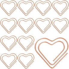 해외 YALOJE 미니 나비 모양 종이 클립 15개 골드 팬시 귀여운 금속 책갈피 문서 사무실 가정용 장식용 클램프 홀더 미국매장정품+ 1903543, 로즈 골드 20개.