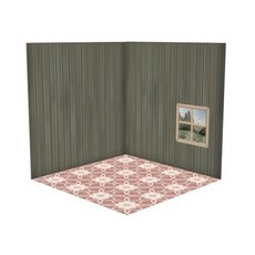 미니어쳐 배경 DIY 피규어 모형 아크릴 풍경 소품, N