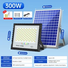 초고휘도 태양광 LED 투광등 40W IP67 방수 야외 마당등, 04 300W 450 350