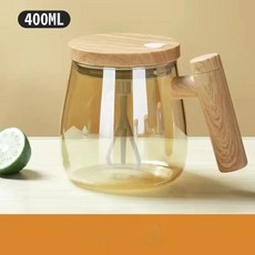 400ML 전기 블렌더 믹서 포트 휴대용 자동 교반 유리 커피컵 머그잔 우유 라떼 커피 음료 혼합용 주방 도구, 1개, style 4 / 301-400ml